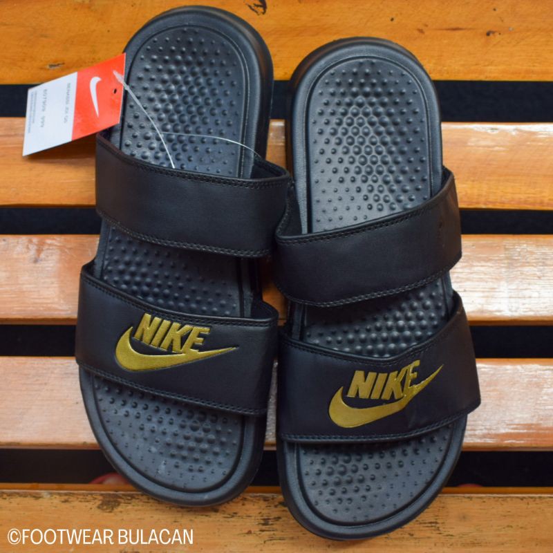 NIKE BENASSI DOUBLE STRAP SLIDES OEM PREMIUM QUALITY 40 45 Shopee Philippines