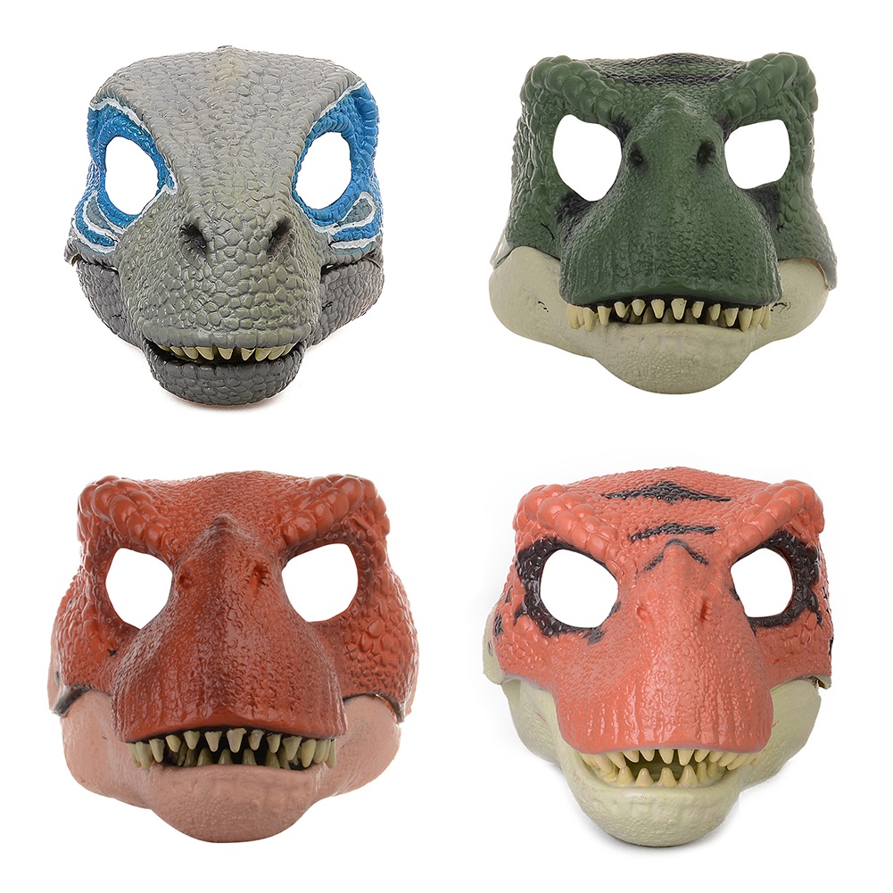 New Dinosaur Mask Movable Jaw Dino Mask Moving Jaw Dinosaur Decor Mask ...