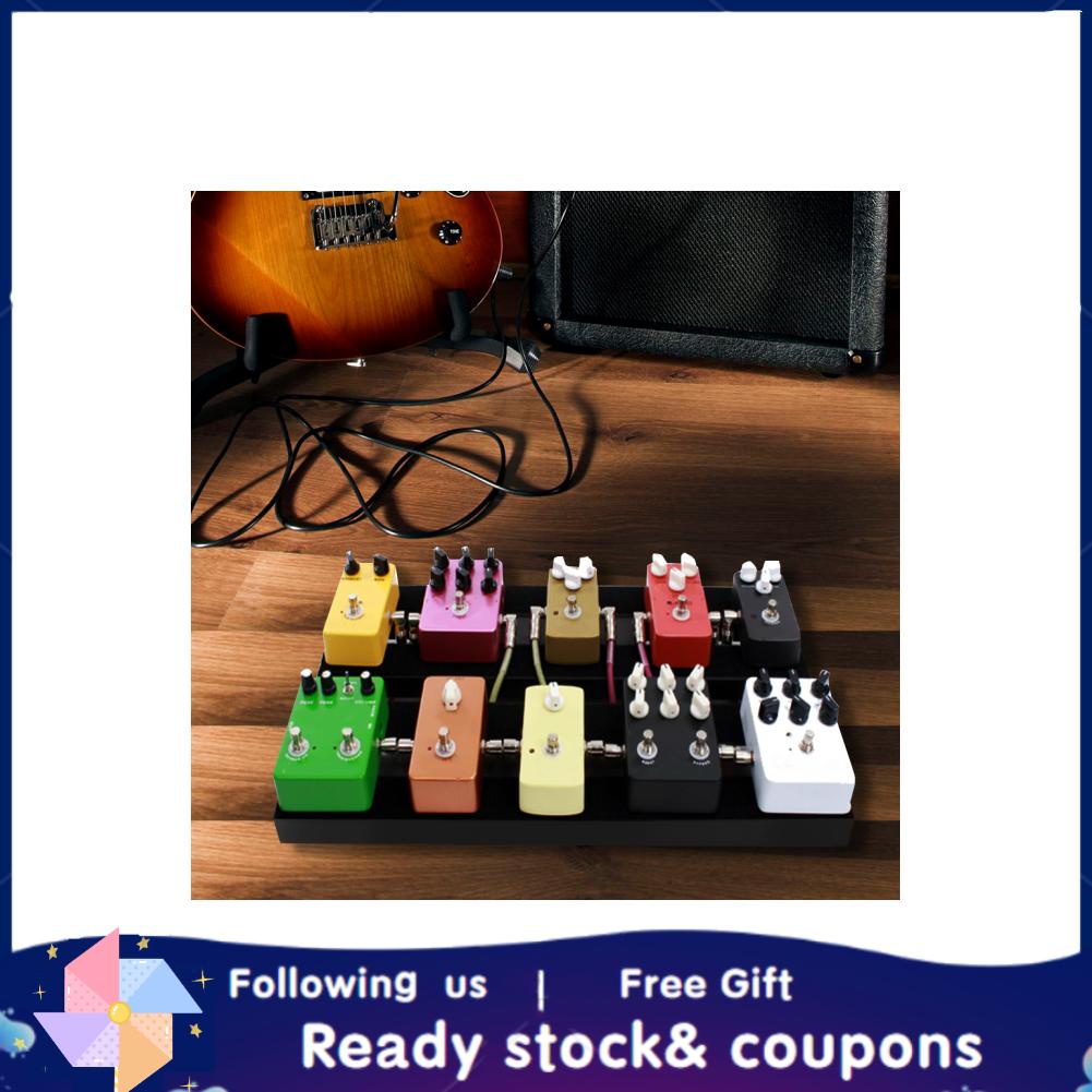 Xiyijia 1Set Effects Pedals Board with Setup Tape Clamp for Electric