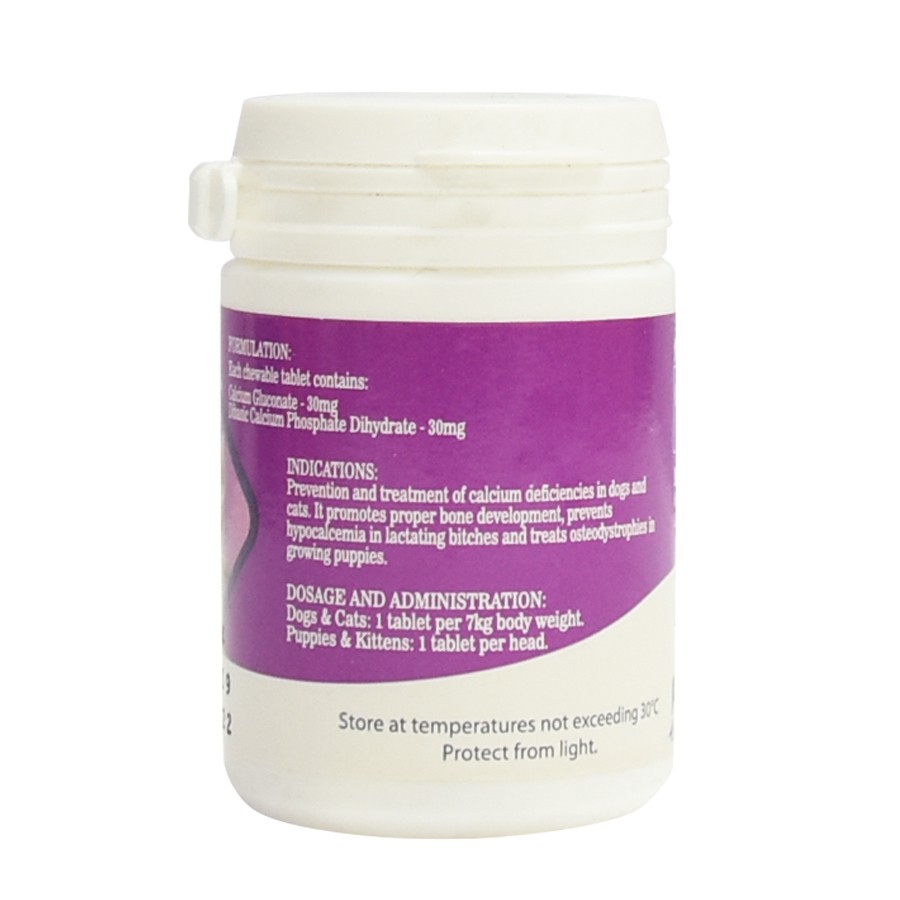 Happy Pets Macrocal Calcium Supplement 50 Tabs | Shopee Philippines