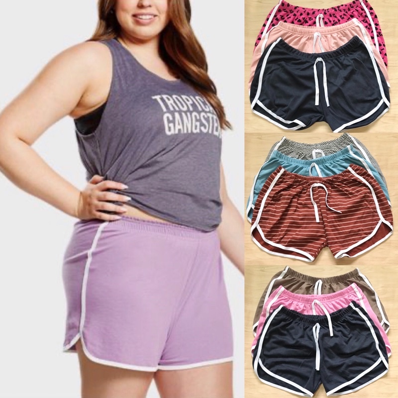 Plus size dolphin clearance shorts