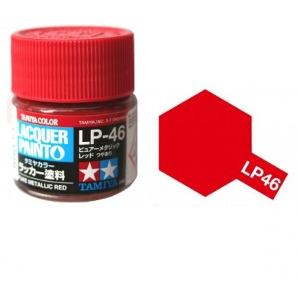 Tamiya Color Lacquer LP46 Pure Metallic Red 10ml Cat Gundam Model Kit ...