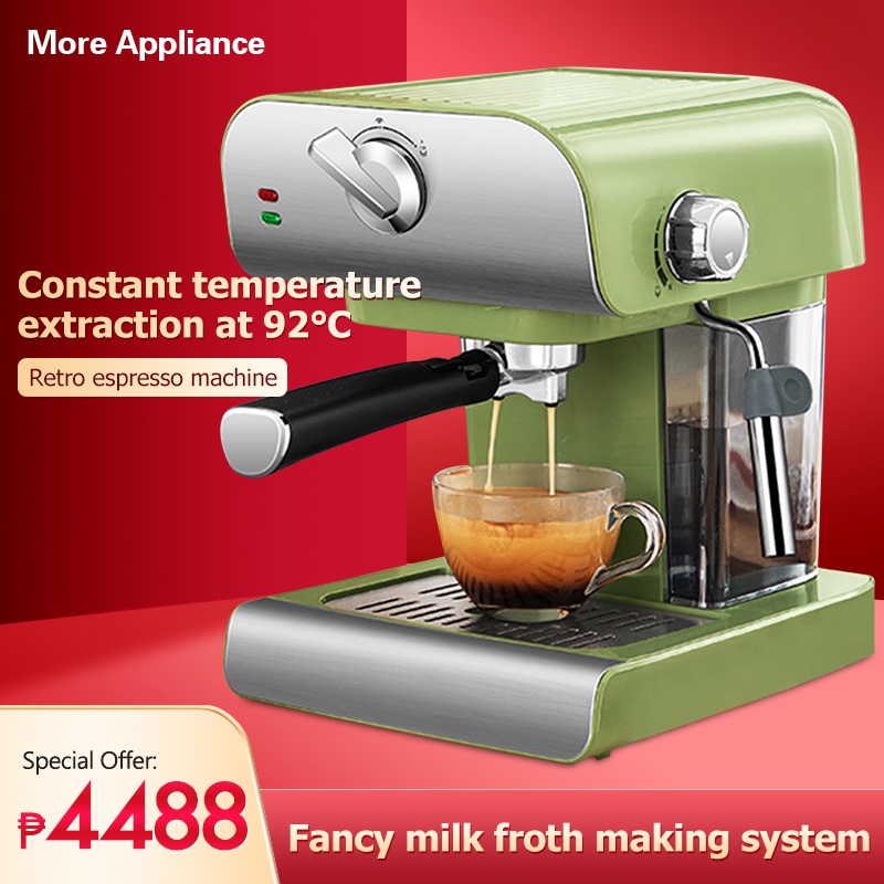 CODCoffee Machine SemiAutomatic Coffee Machine Espresso Machine Small Coffee Machine Smooth And