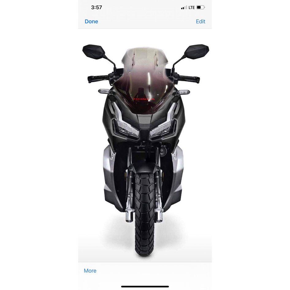HONDA ADV WINDSHIELD FIT FOR 150 & 160 VISOR SMOKE BLACK GRAY DESIGN ...