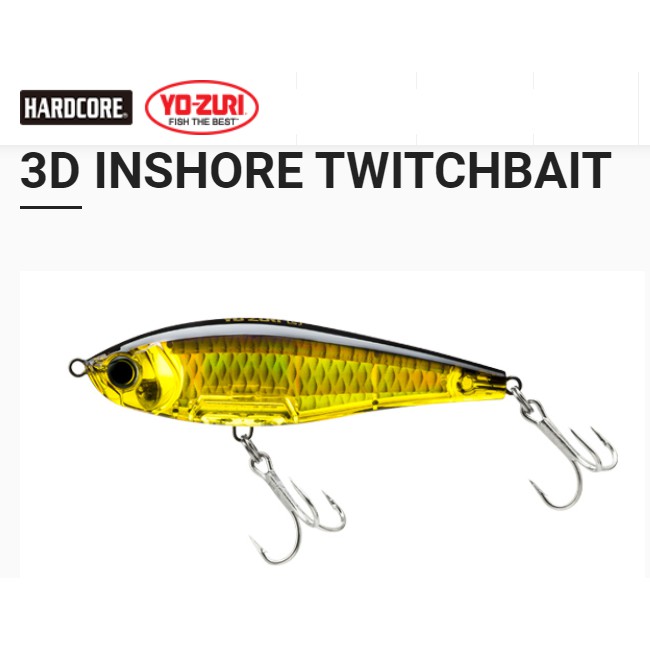 Appâts artificiels Yo-Zuri Cristal 3D lent naufrage Shrimp | Comprar