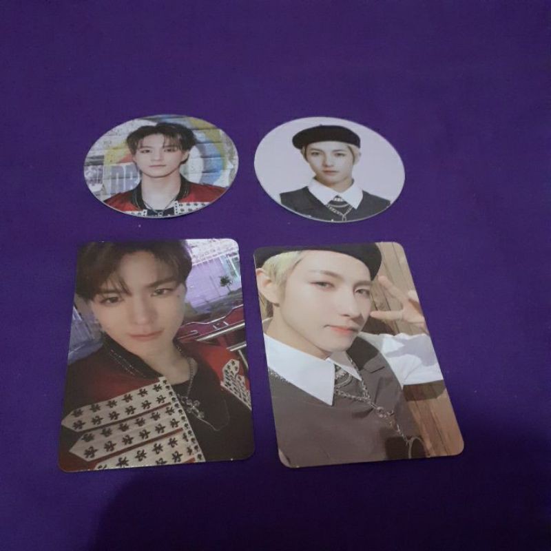 Nct DREAM RELOAD Photocard & CC Renjun Rolin Photocard & CC Jeno Ridin ...