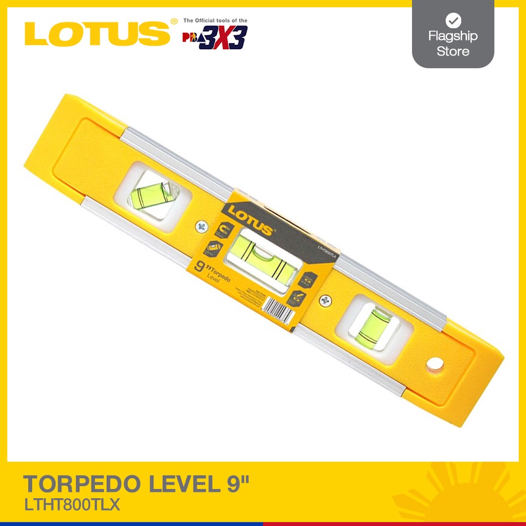 thumbnail image 2 of 9 Inch Torpedo Level Magnetic, Small Leveling Tool With 3 Bubble Spirit Levels 2 of 10
