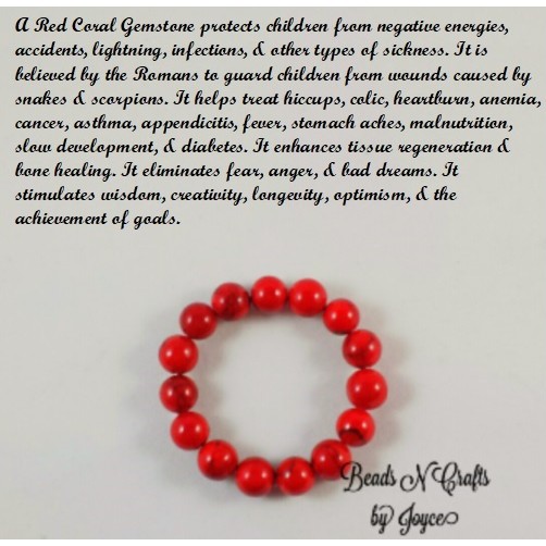 Coral bracelet for hot sale baby boy