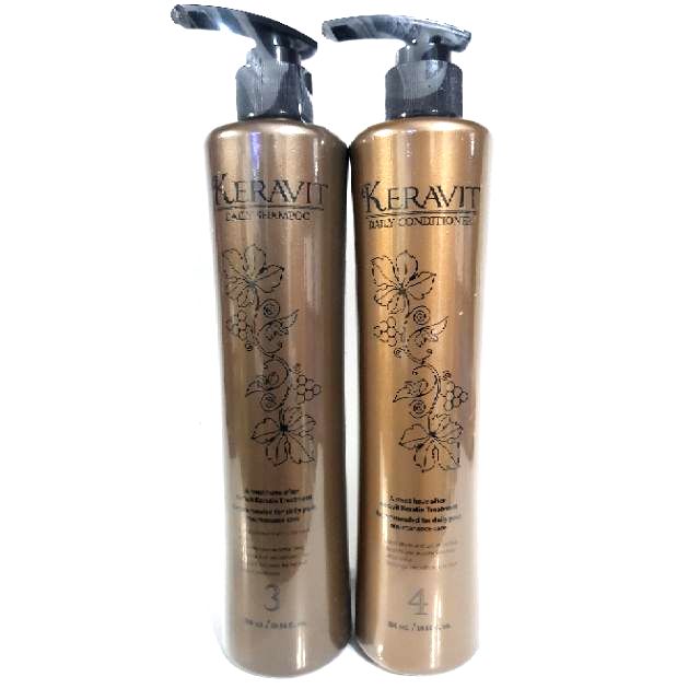 Keravit Shampoo and Conditioner 300ml | Shopee Philippines