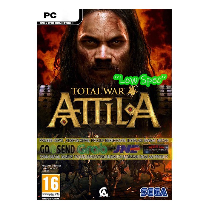 Total WAR ATTILA | Cd DVD GAME | Pc GAME | Gaming | Game Cassette | Pc ...