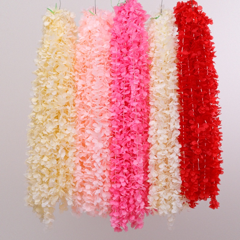 100CM rattan hanging vine Artificial Orchid String Wedding Celebration ...