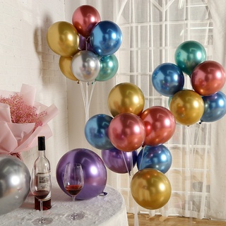 50pc 10 inch metallic latex balloons Birthday decor Party Decorations ...