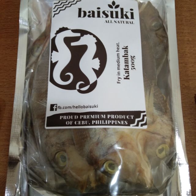 Cebu Dried Fish Katambak 500g Shopee Philippines