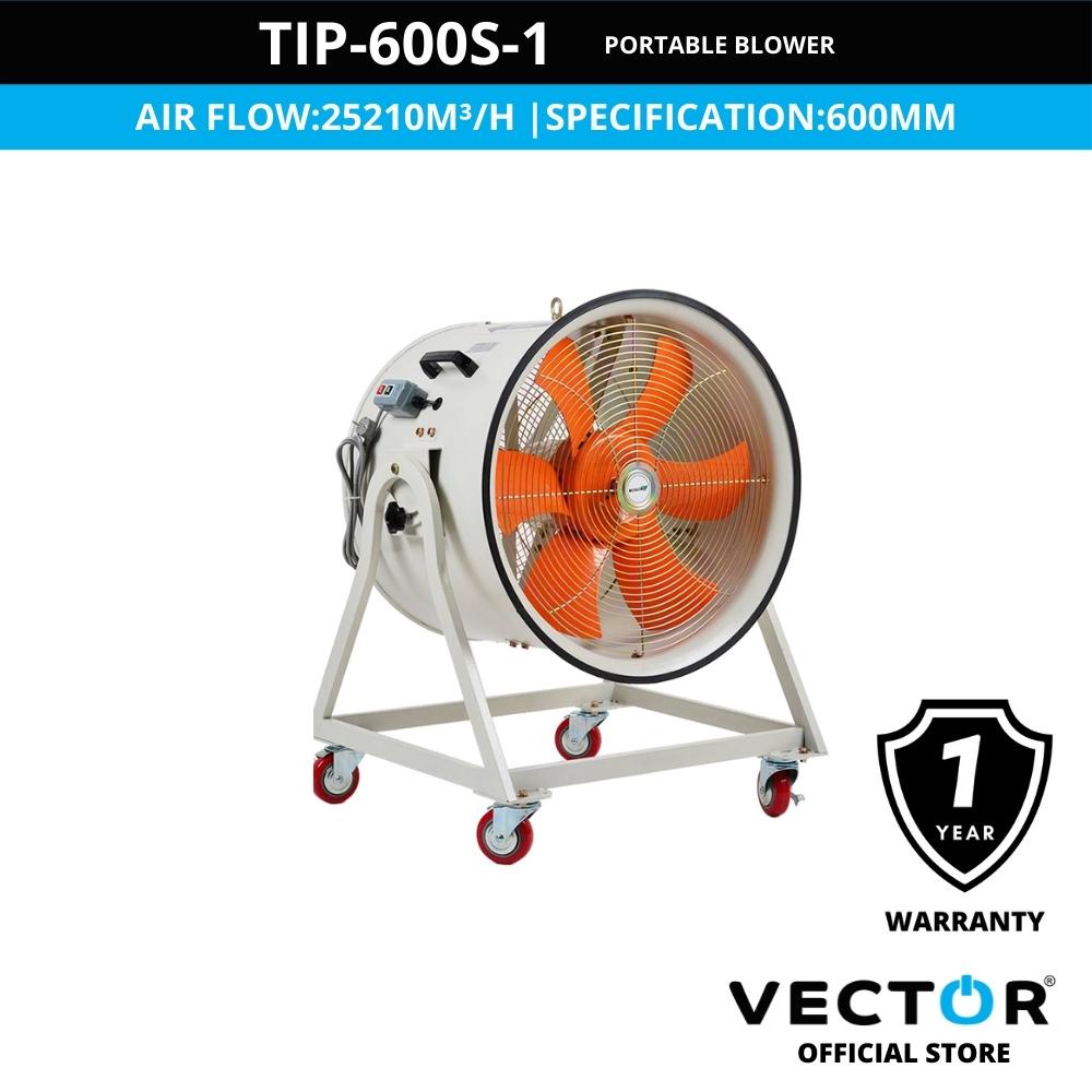 Vector TIP-600S-1 Portable Fan Cooling Blower (White/Orange) | Shopee ...