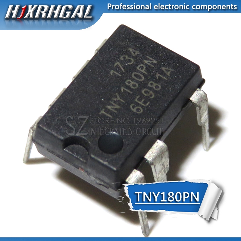 5x Circuit Intégré TNY180PN - Puce DIP-7 - Pour Alimentations & Électronique