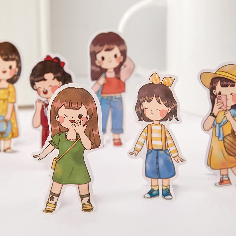 Cartoon Character Handbook Sticker Cute Korean Version Influencer High ...