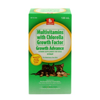 GROWTH ADVANCE 250ml 120ml Growth Enhancher Dog Pet Vitamins