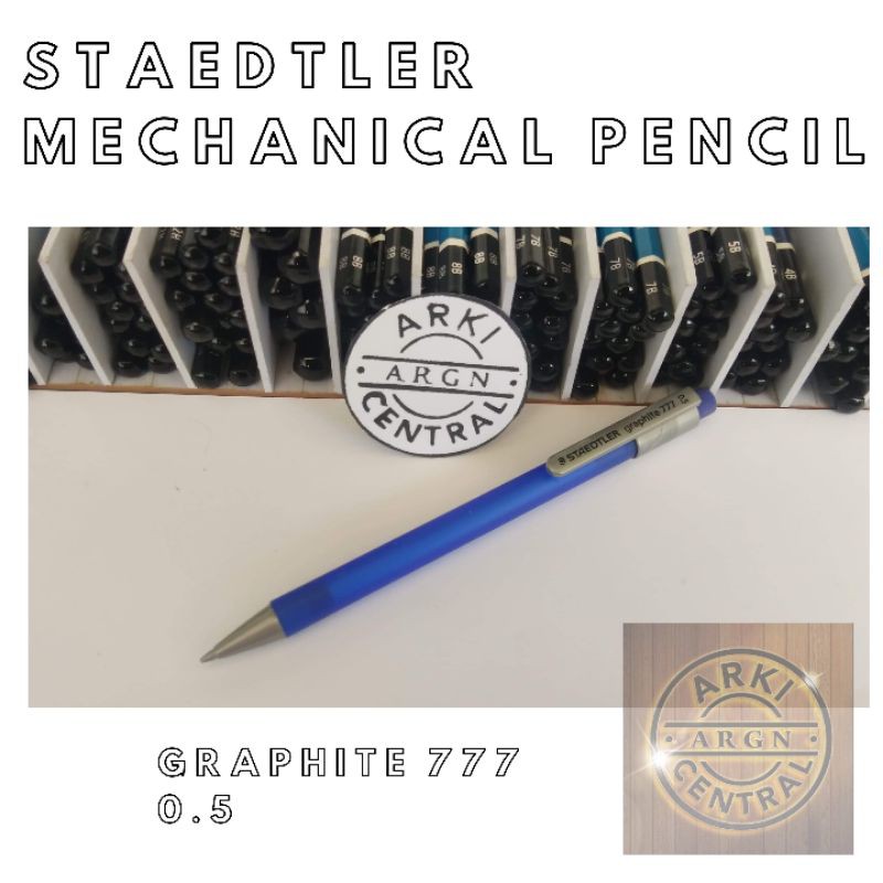 STAEDTLER MECHANICAL PENCIL GRAPHITE 777 0.5MM ARCHITECTURE Shopee