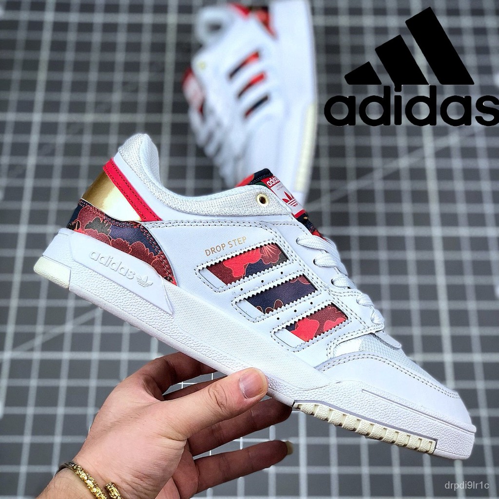 winter kubiek Machtigen Adidas Drop Step new fall style official website simultaneous sales Low-top  laces leather stitching | Shopee Philippines