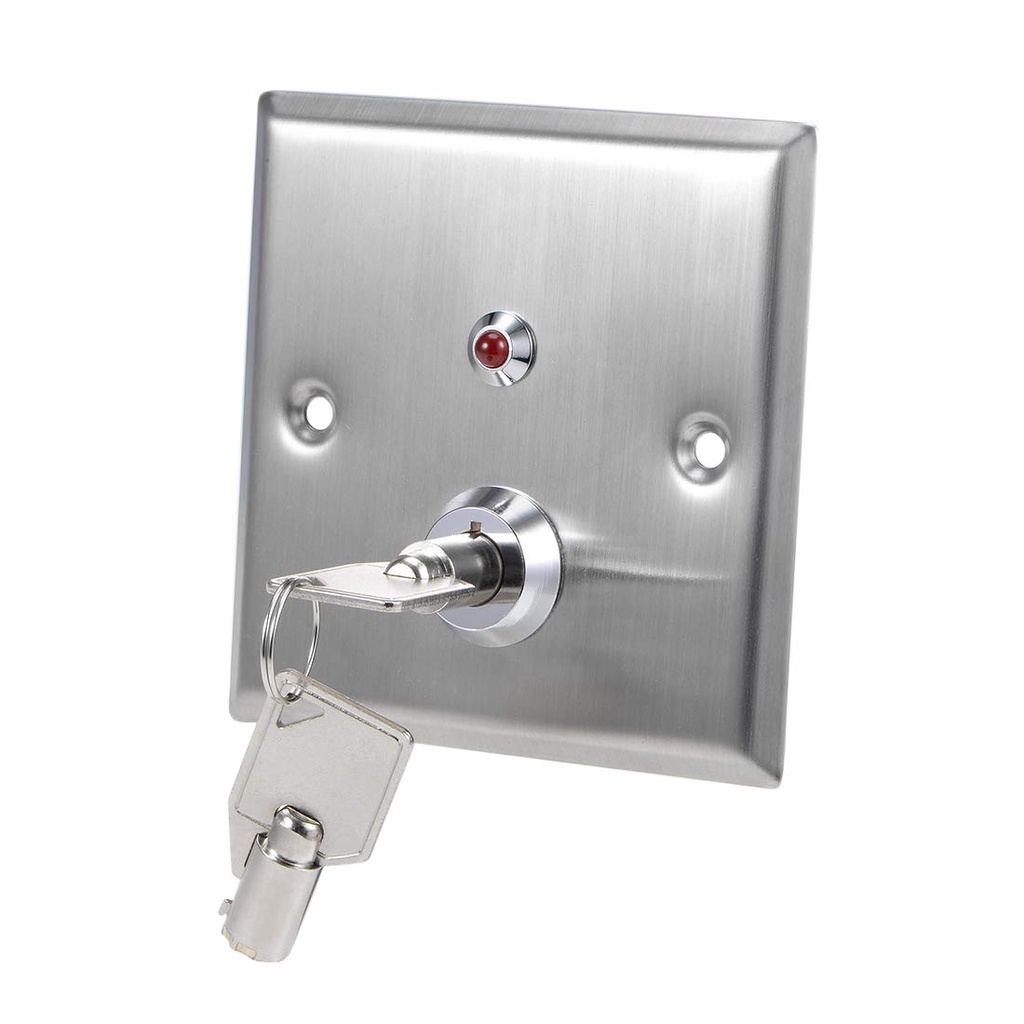 Key Switch On/Off Exit Switches Emergency Door Release SPST Control DC ...