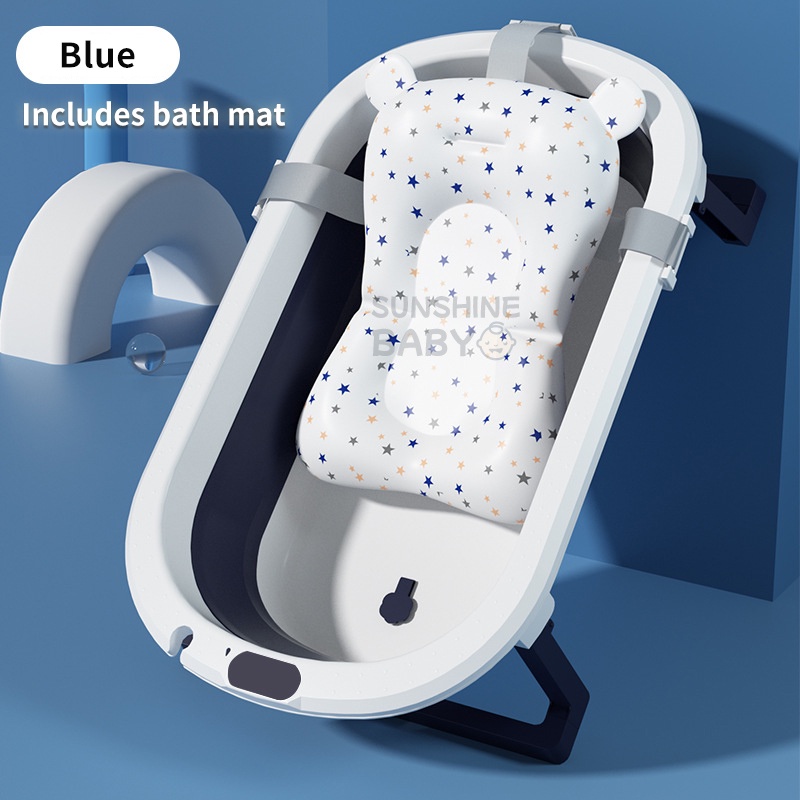 Baby Bath tub bath mat Baby Bath tub set Folding bath tub 06 Years