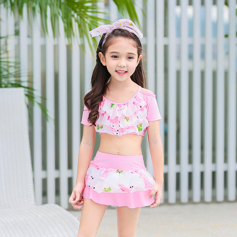 Girls'wimsuit Children's swimsuit Girls Children Middle Big Little ...