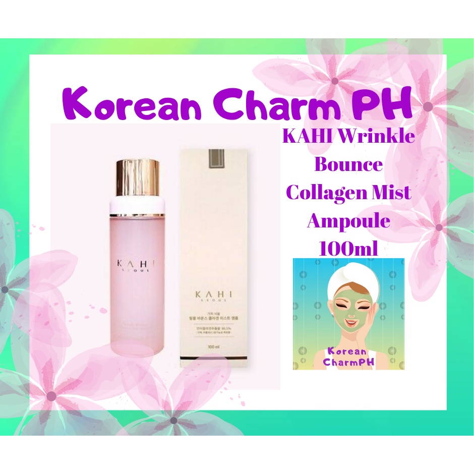 KAHI Wrinkle Bounce Collagen Mist Ampoule 100ml | Shopee Philippines