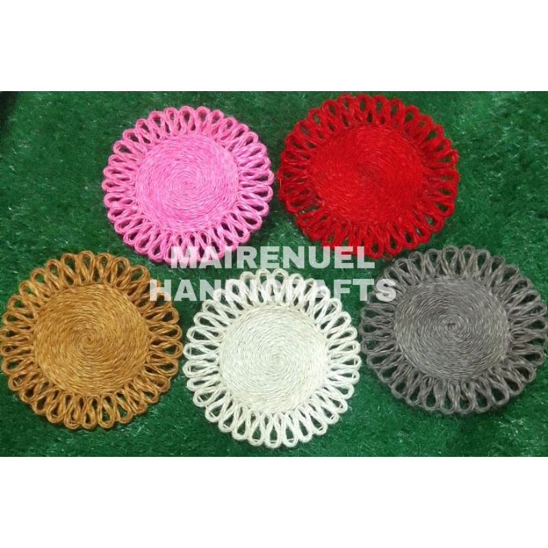 Pure Native Placemats/Hot Pads 8"diameter Shopee Philippines