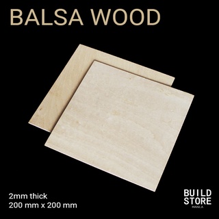 200*100mm Balsa Wood Sheets Wooden Plate Model DIY House Aircraft 1.5mm  Thick