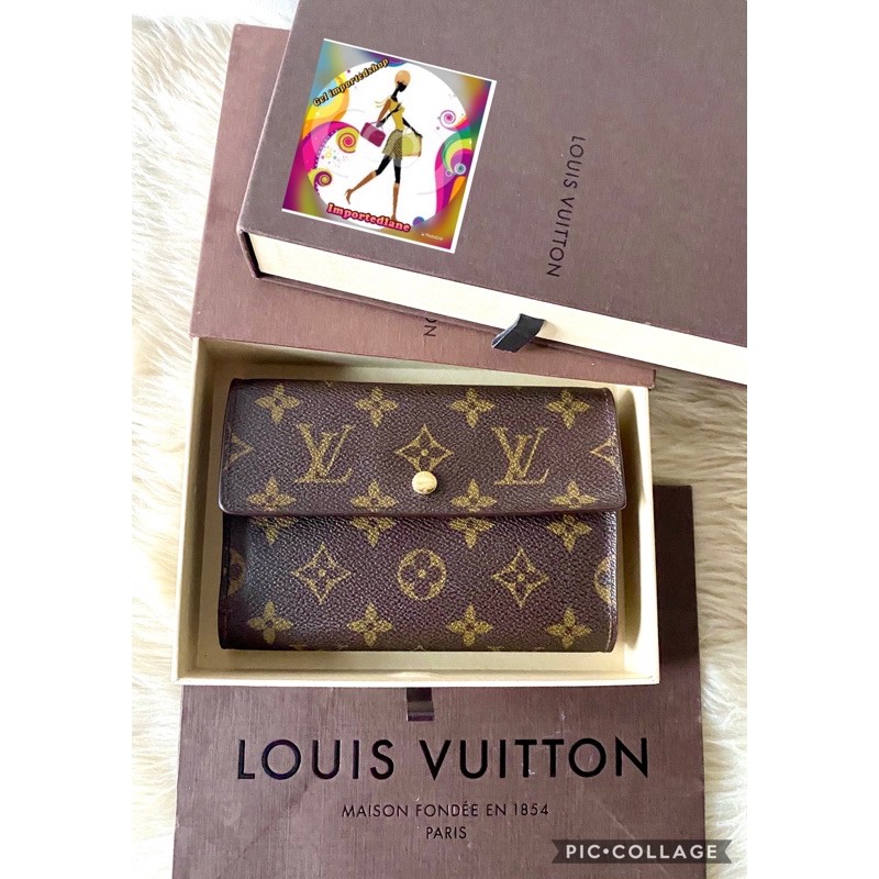 Louis Vuitton Tresor Porte Monogram Damier Etui Papiers Wallet