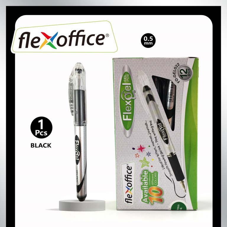 Bnesos Stationary School Supplies Flexoffice Gel Pen Flexgel Gel Pen ...