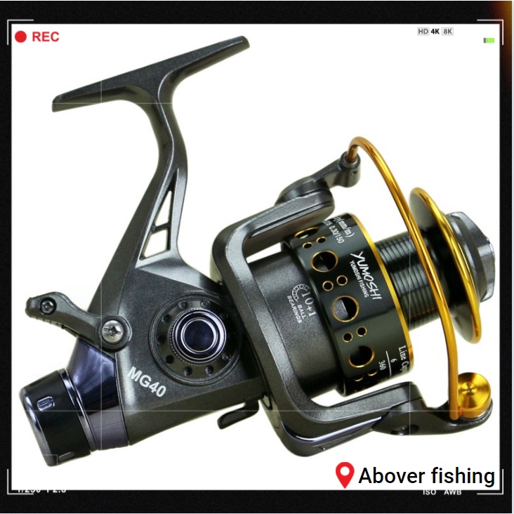 MG Fishing Reel 5.2:1 10+1 BB Front and Rear Drag Spinning Reels 3000 4000  5000 6000 Fishing Reels