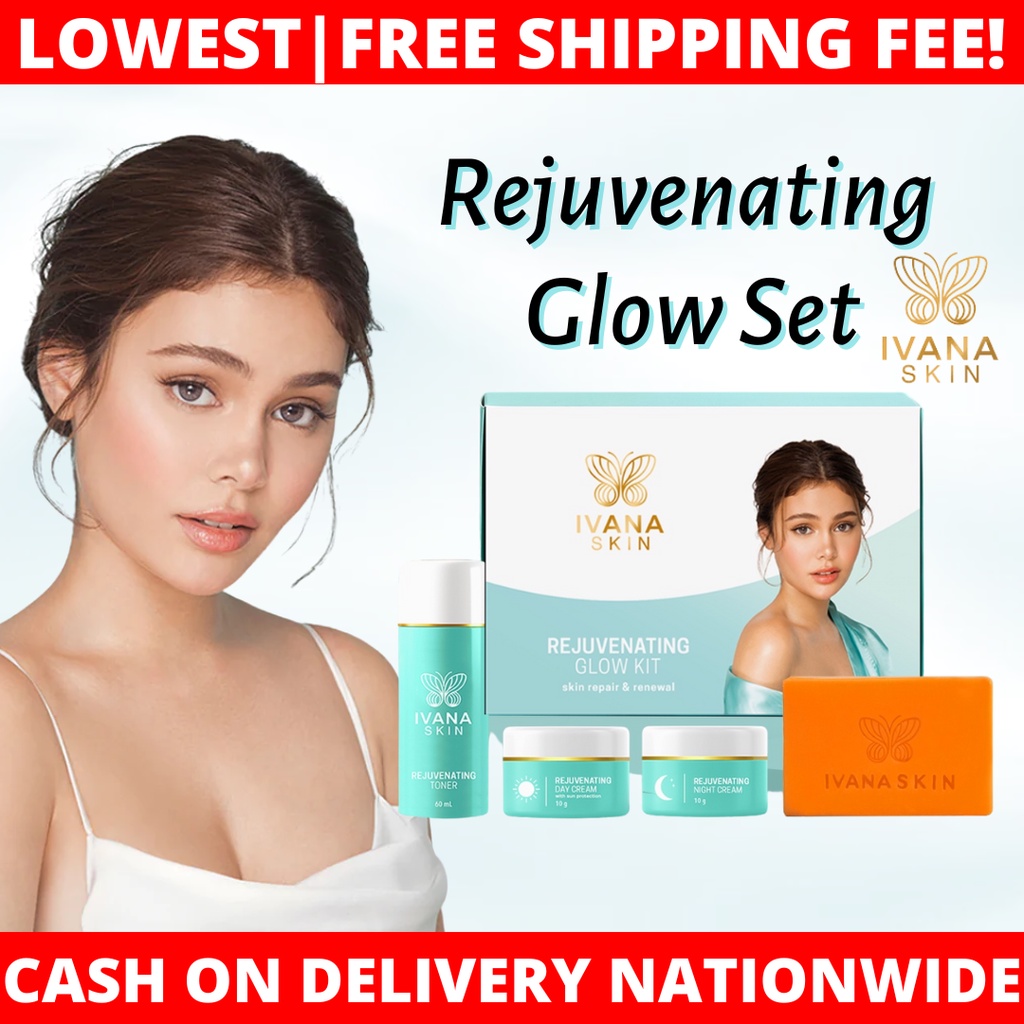 IVANA SKIN Rejuvenating Set • Lotion • Kojic • Sunscreen • Charcoal
