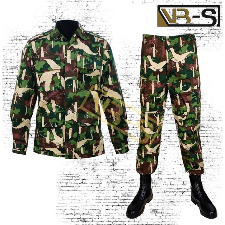 The 1st Edition Wooden Forest Pattern West Series Military Uniform ...
