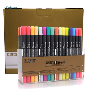 24 Colors Watercolor Marker Pens Water Coloring Flexible Tip Water Pen Art Markers  for Adult Coloring Books - China Marker Pens, Art Marker Pens