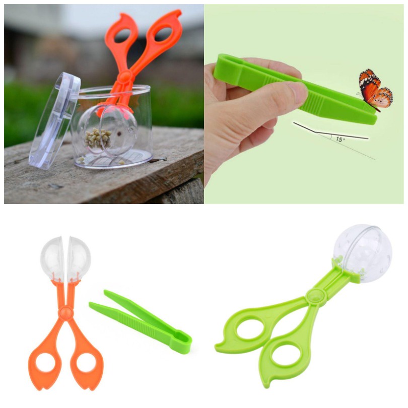 Outdoor Bug Catcher Scissors Handy Scoopers Scissors for Kids Learning