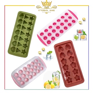 1pc Red 160-grid Silicone Mini Ice Cube Tray Maker For Crushed Ice