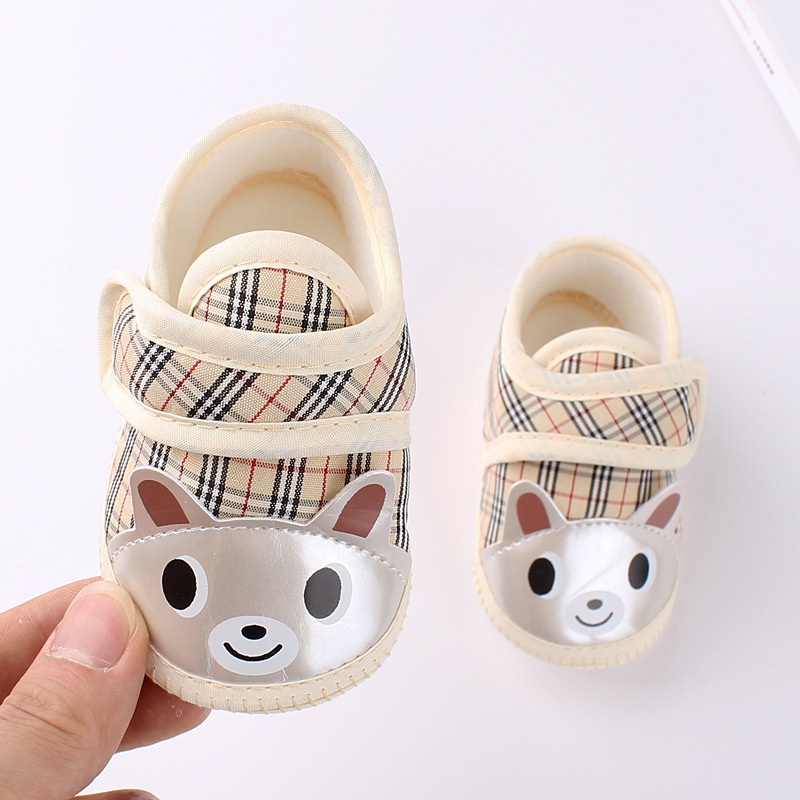 Cartoon Baby Shoes Cute Newborn Boys Girls First Walkers Flats Soft Sole  Non-Slip Shoes Footwear Toddler 0-18 Months