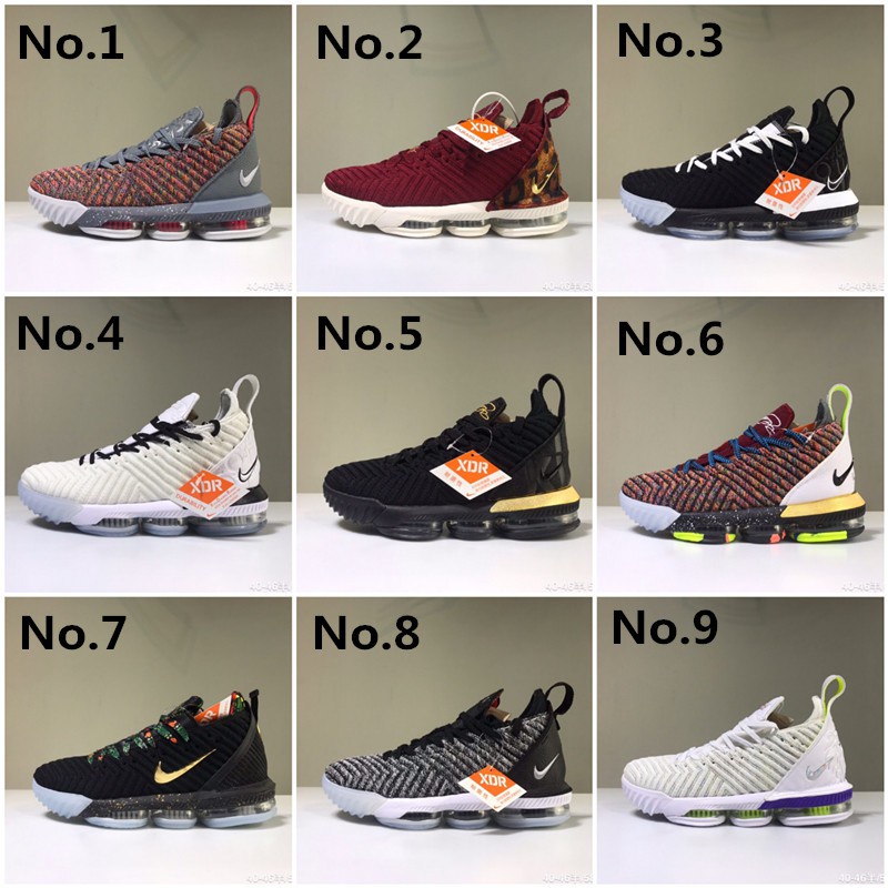 Lebron 16 2024 size chart