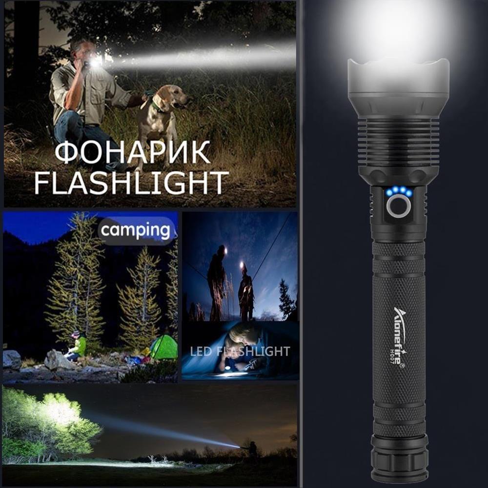 Alonefire H007 8000 Lumen Xhp70 Led Flashlight Waterproof Usb ...
