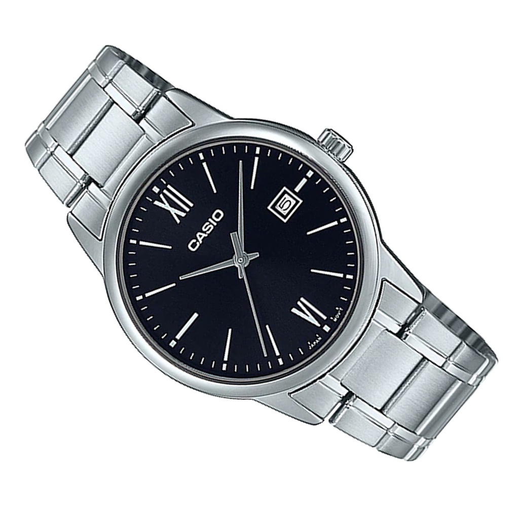 Casio MTP-V002D-1B3 Analog Stainless Steel Strap Watch For Men | Shopee ...