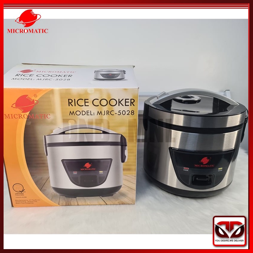 D D Micromatic Mjrc Series L L Jar Type Rice Cooker With Steamer