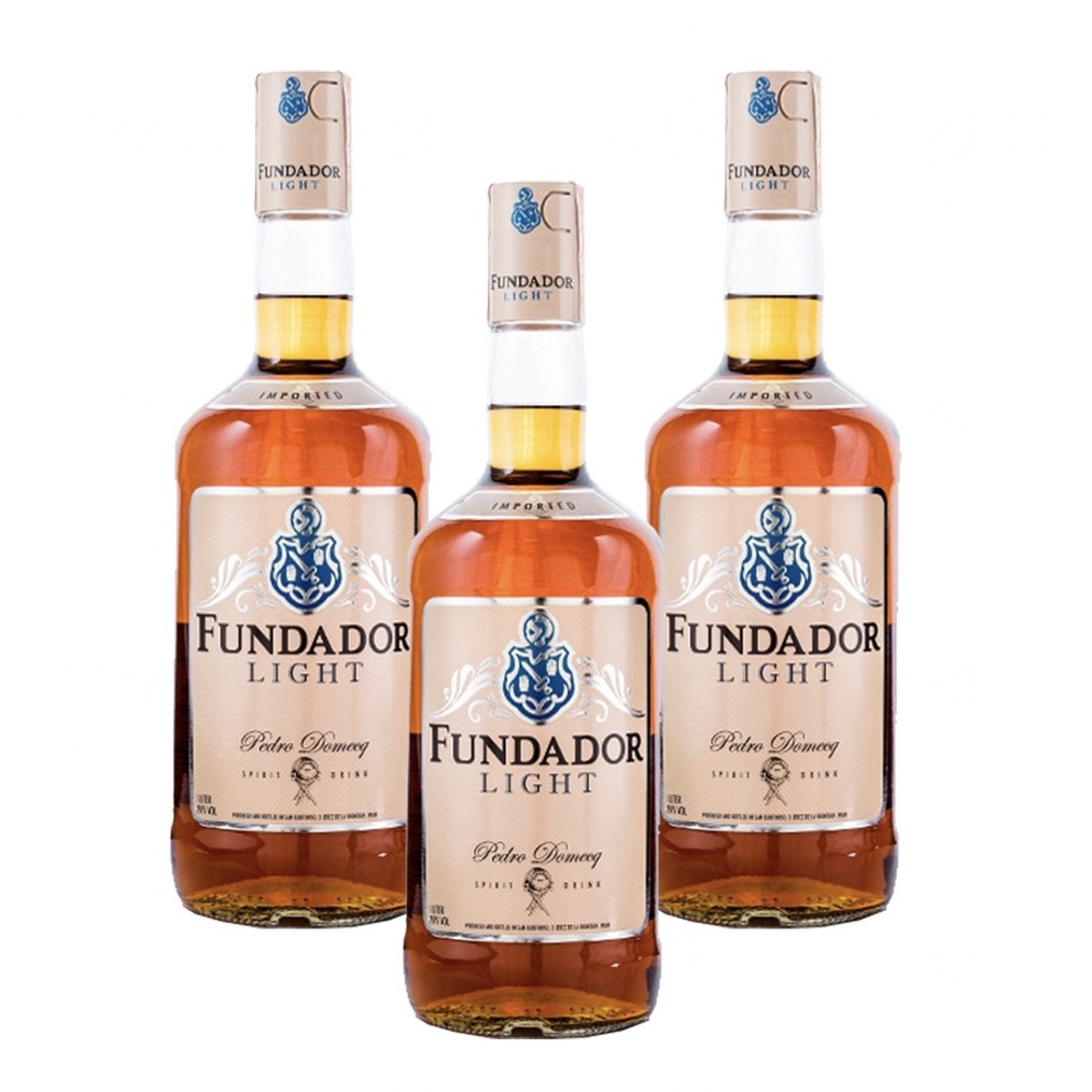 3 Fundador Light 1 Liter Shopee Philippines