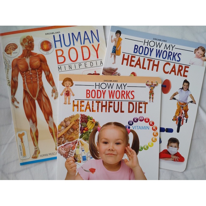 Dreamland Science Reference Books for Kids (Set of 3 How My Body