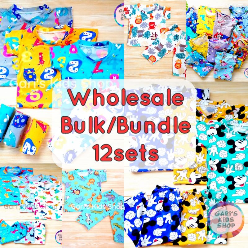 Wholesale Price by 12pcs sets Bundle Terno Pajama Shopee Philippines