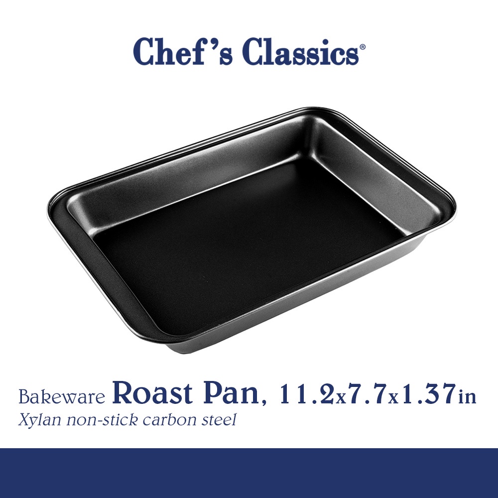 11.2 x 11.2 Square Shallow Roasting Pan with Rack