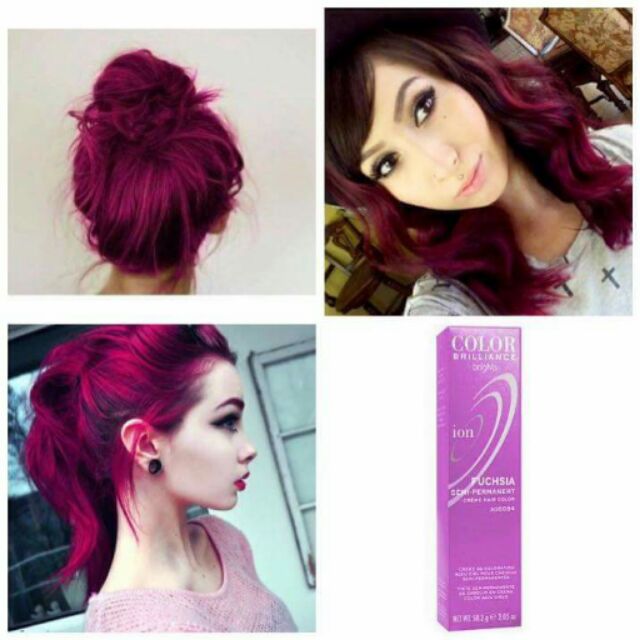 Fuchsia - Color Brilliance Brights Semi-Permanent Hair Color by Ion, Demi  & Semi-Permanent Hair Color