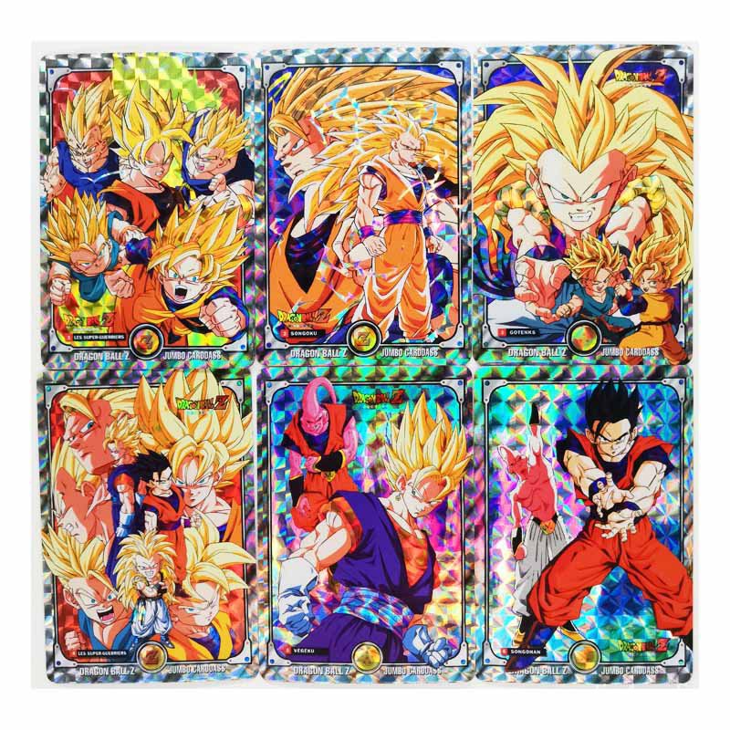 9pcsset Jumbo French Super Saiyan Dragon Ball Z Heroes Battle Card Ultra Instinct Goku Vegeta 