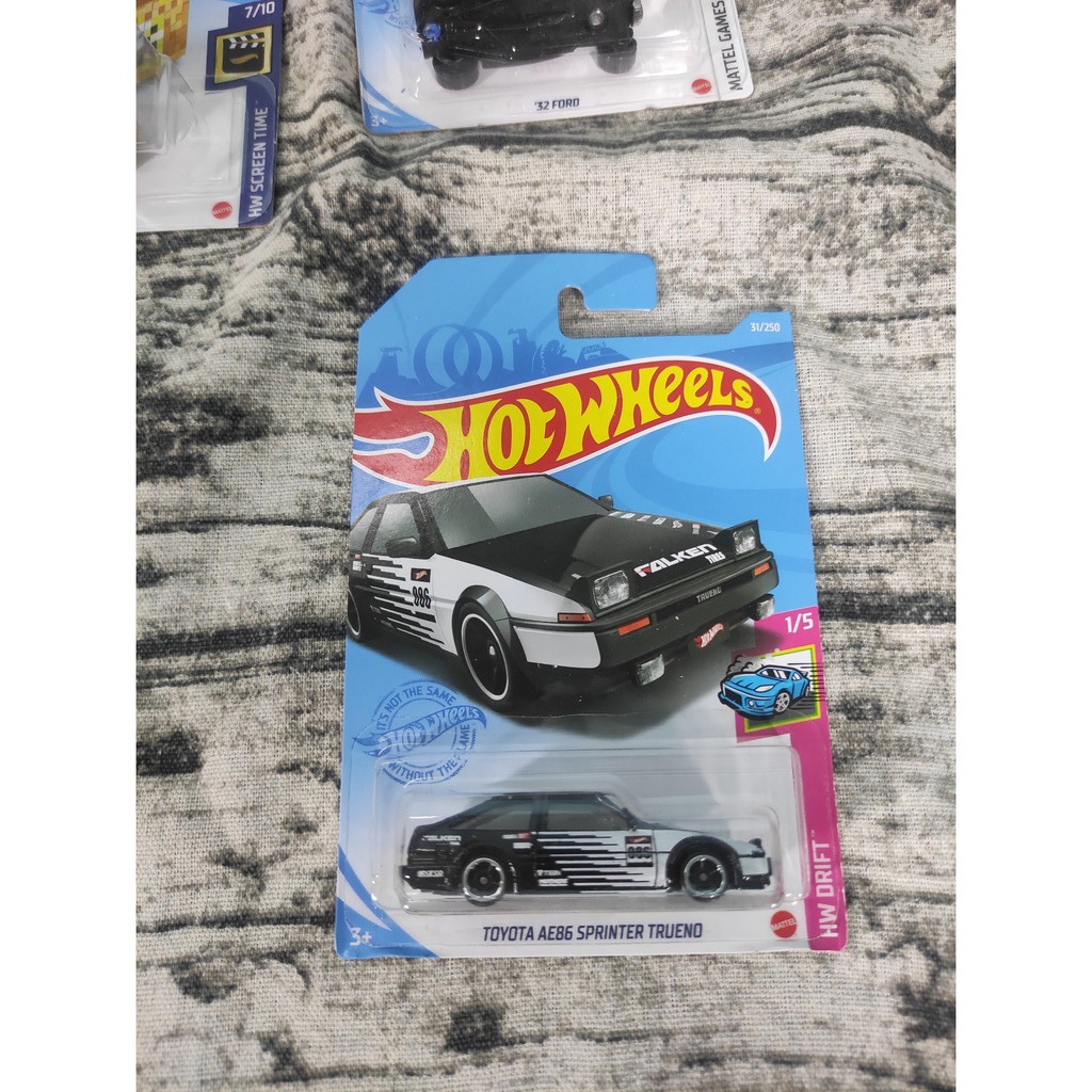 Hot Wheels Toyota AE86 Sprinter Trueno model car (Rare) | Shopee ...