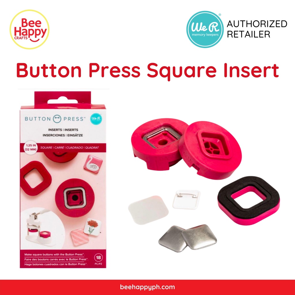 We R Memory Keepers Square Insert for Button Press | Shopee Philippines